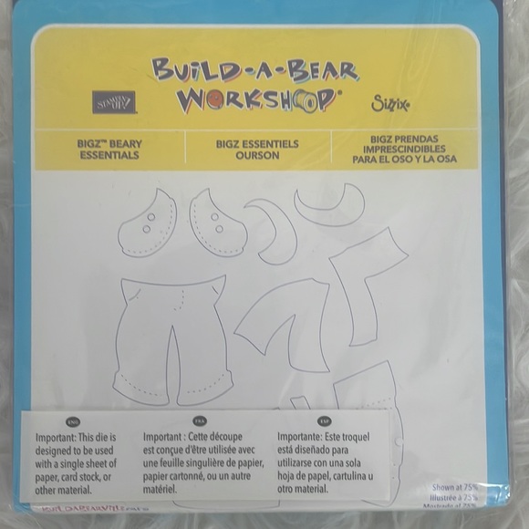 Build A Bear Workshop Dies, Sizzix & Sizzlets made for Stampin’ Up! - Picture 3 of 5